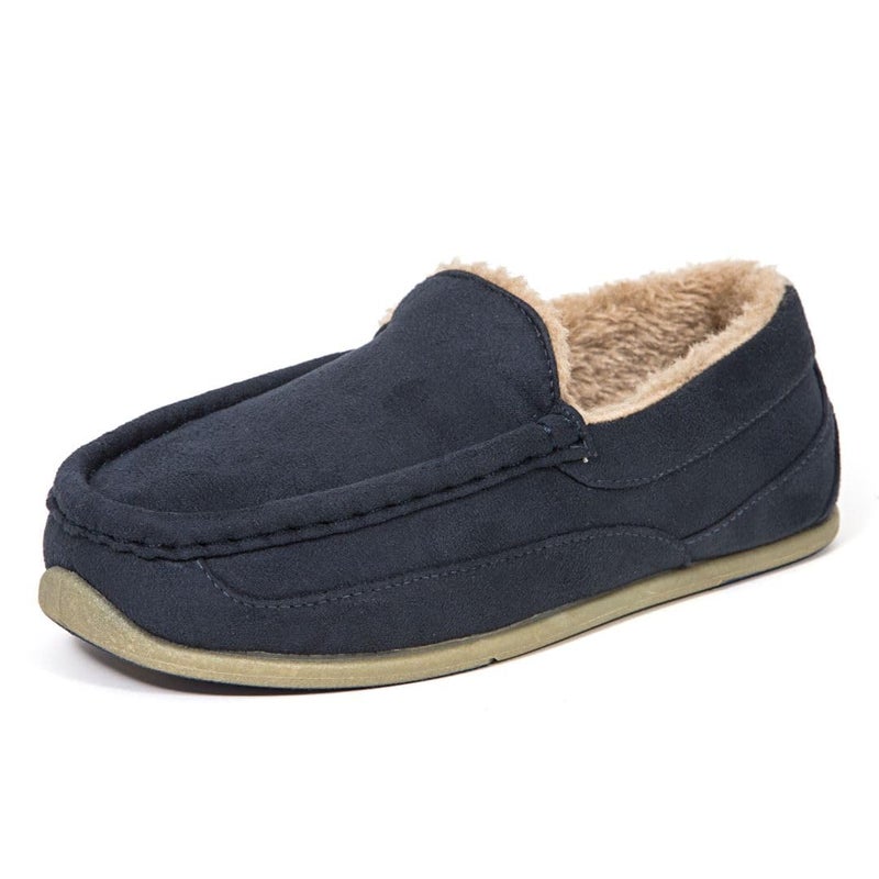 Deer Stags Slipper, Navy, 6 US Unisex Big Kid - Image 1